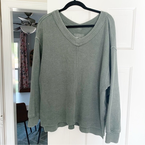 Aerie Wonder Texture V-Neck sweater - Picture 2 of 8